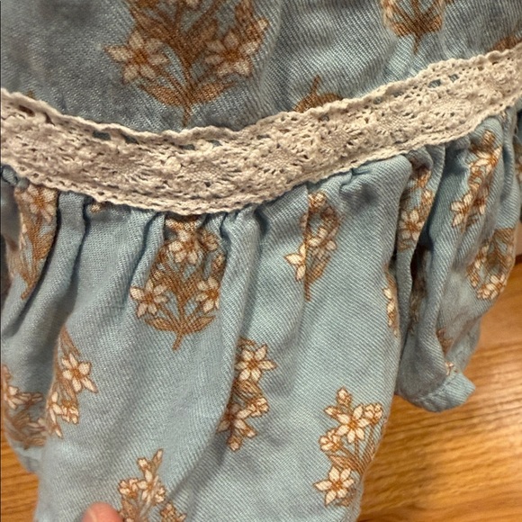 Tommy Bahama Elegant Light Blue Dress with Floral Accents Toddler 4T - Picture 11 of 11